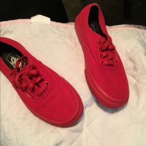 Used red vans